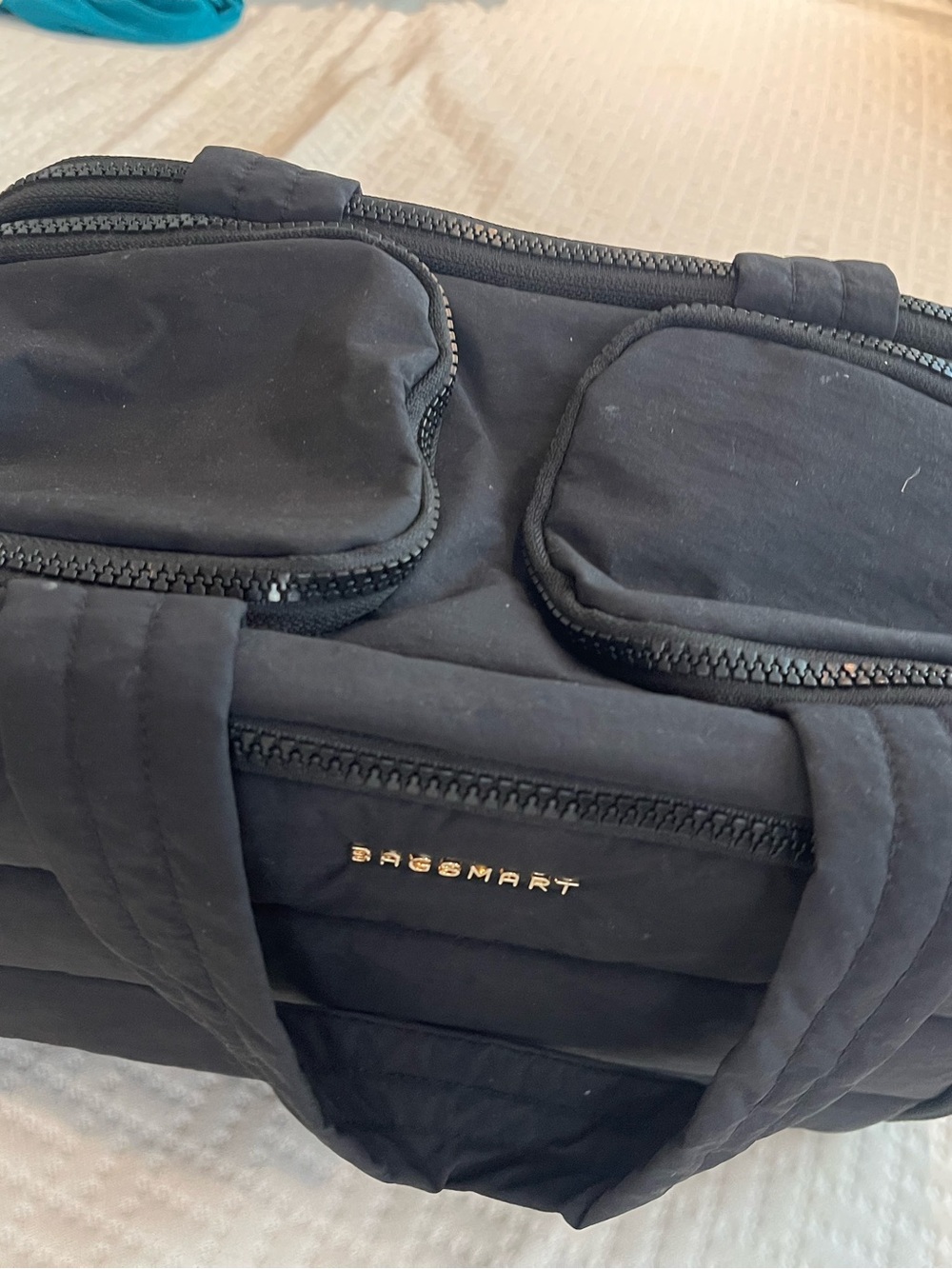 BAGSMART Black Quilted Toiletry Dopp Kit - Picture 2 of 9